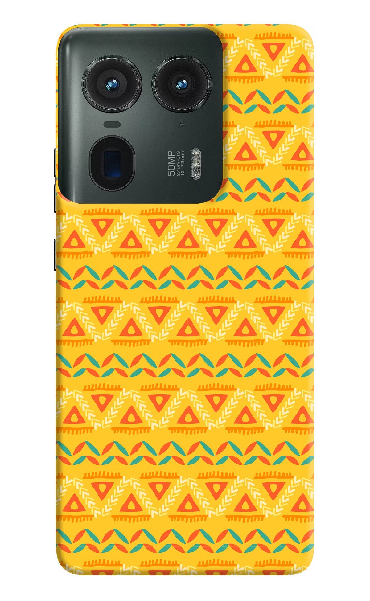 Tribal Pattern Moto Edge 50 Ultra 5G Hard Case Back Cover by Casekaro