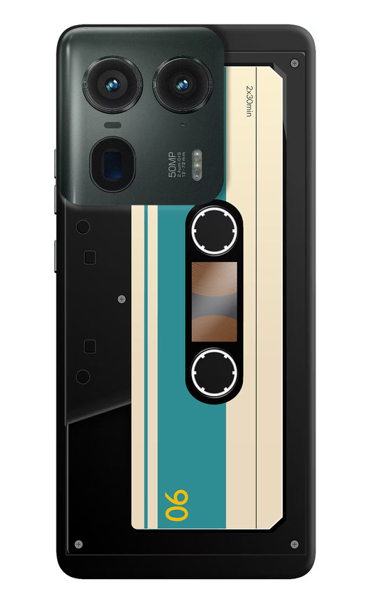 Cassette Moto Edge 50 Ultra 5G Hard Case Back Cover by Casekaro