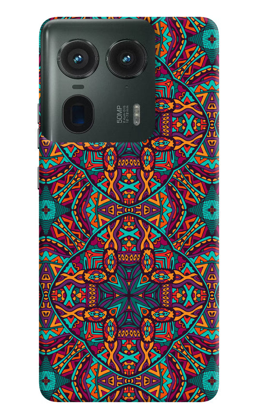 Colour Mandala Moto Edge 50 Ultra 5G Hard Case Back Cover by Casekaro