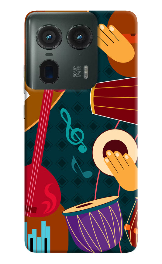 Music Instrument Moto Edge 50 Ultra 5G Hard Case Back Cover by Casekaro