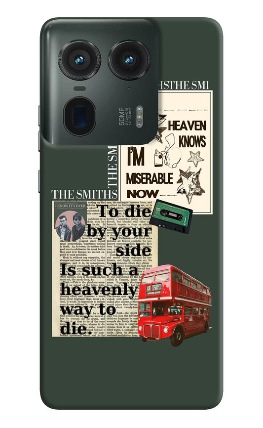The Smiths Moto Edge 50 Ultra 5G Hard Case Back Cover by Casekaro