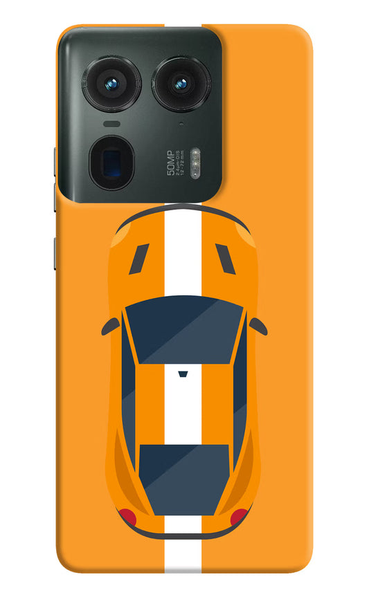 Highway Pursuit Moto Edge 50 Ultra 5G Hard Case Back Cover by Casekaro