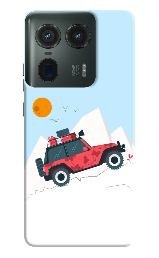 Mountain Trail Beast Moto Edge 50 Ultra 5G Hard Case Back Cover by Casekaro