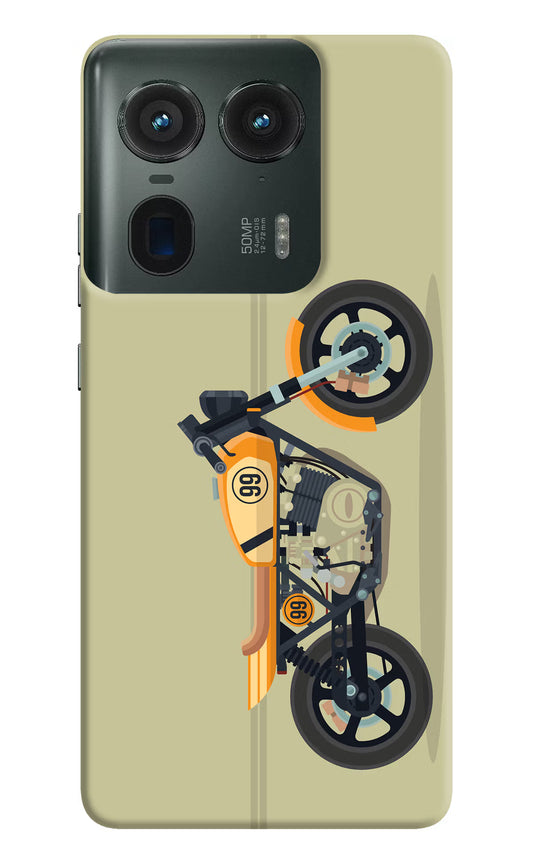Vertical Speedster Moto Edge 50 Ultra 5G Hard Case Back Cover by Casekaro