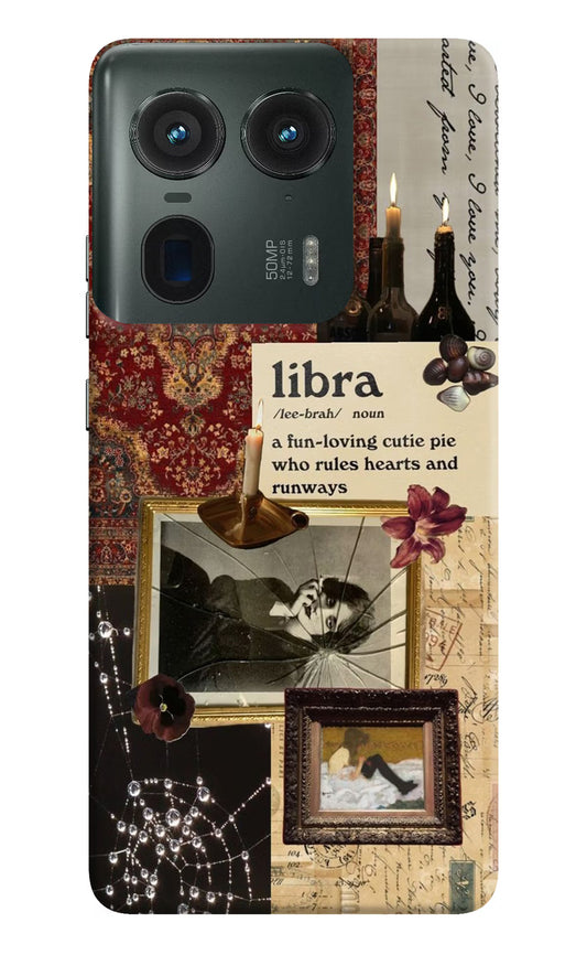 Libra Zodiac Moto Edge 50 Ultra 5G Hard Case Back Cover by Casekaro