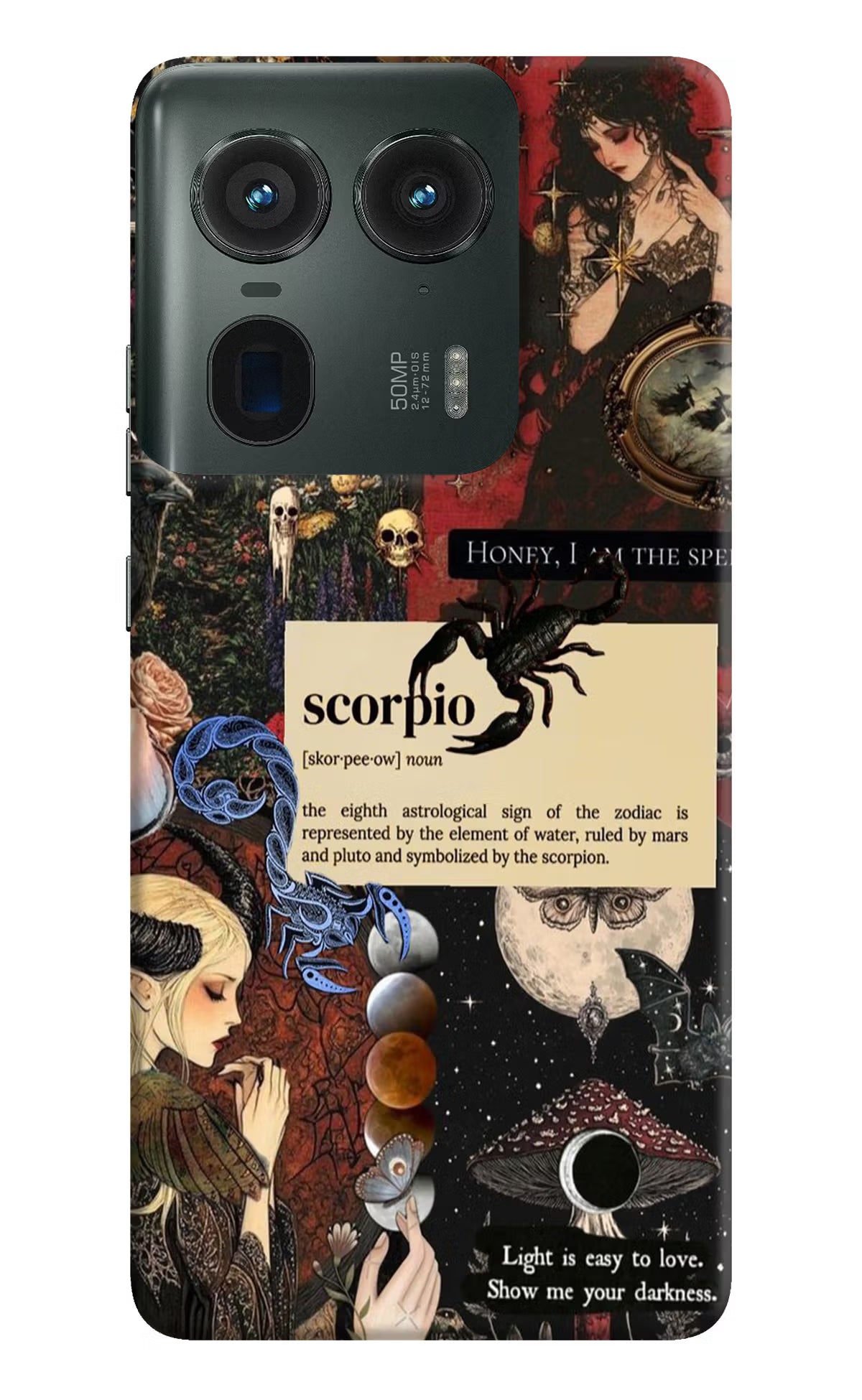 Scorpio Zodiac Moto Edge 50 Ultra 5G Hard Case Back Cover by Casekaro