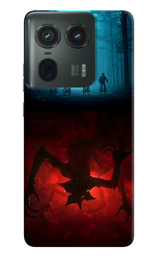 Ordinary Things Downside Up Moto Edge 50 Ultra 5G Hard Case Back Cover by Casekaro