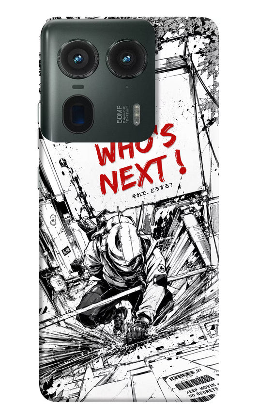 Who's Next Moto Edge 50 Ultra 5G Hard Case Back Cover by Casekaro