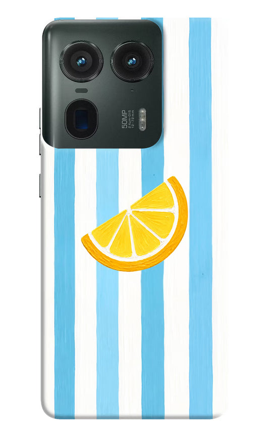 Summer Lemon Moto Edge 50 Ultra 5G Hard Case Back Cover by Casekaro