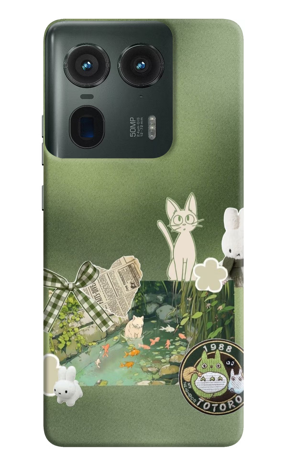 Aesthetic anime Moto Edge 50 Ultra 5G Back Cover
