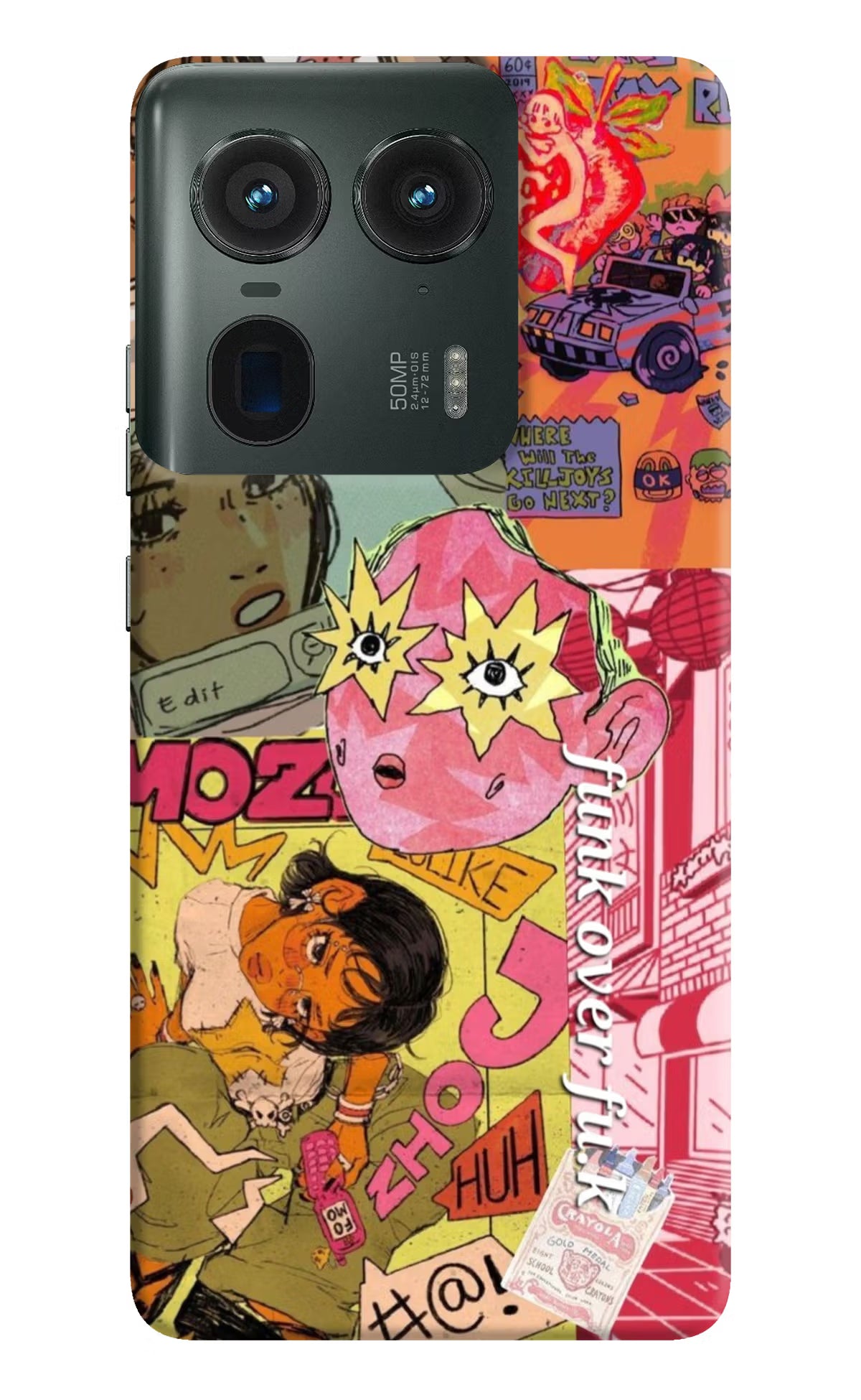 Funkover Moto Edge 50 Ultra 5G Back Cover