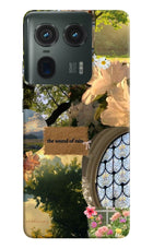 Rain Moto Edge 50 Ultra 5G Hard Case Back Cover by Casekaro