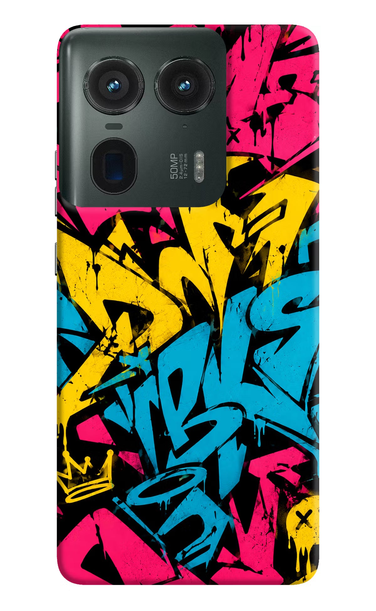 Graffiti Vibe Moto Edge 50 Ultra 5G Back Cover