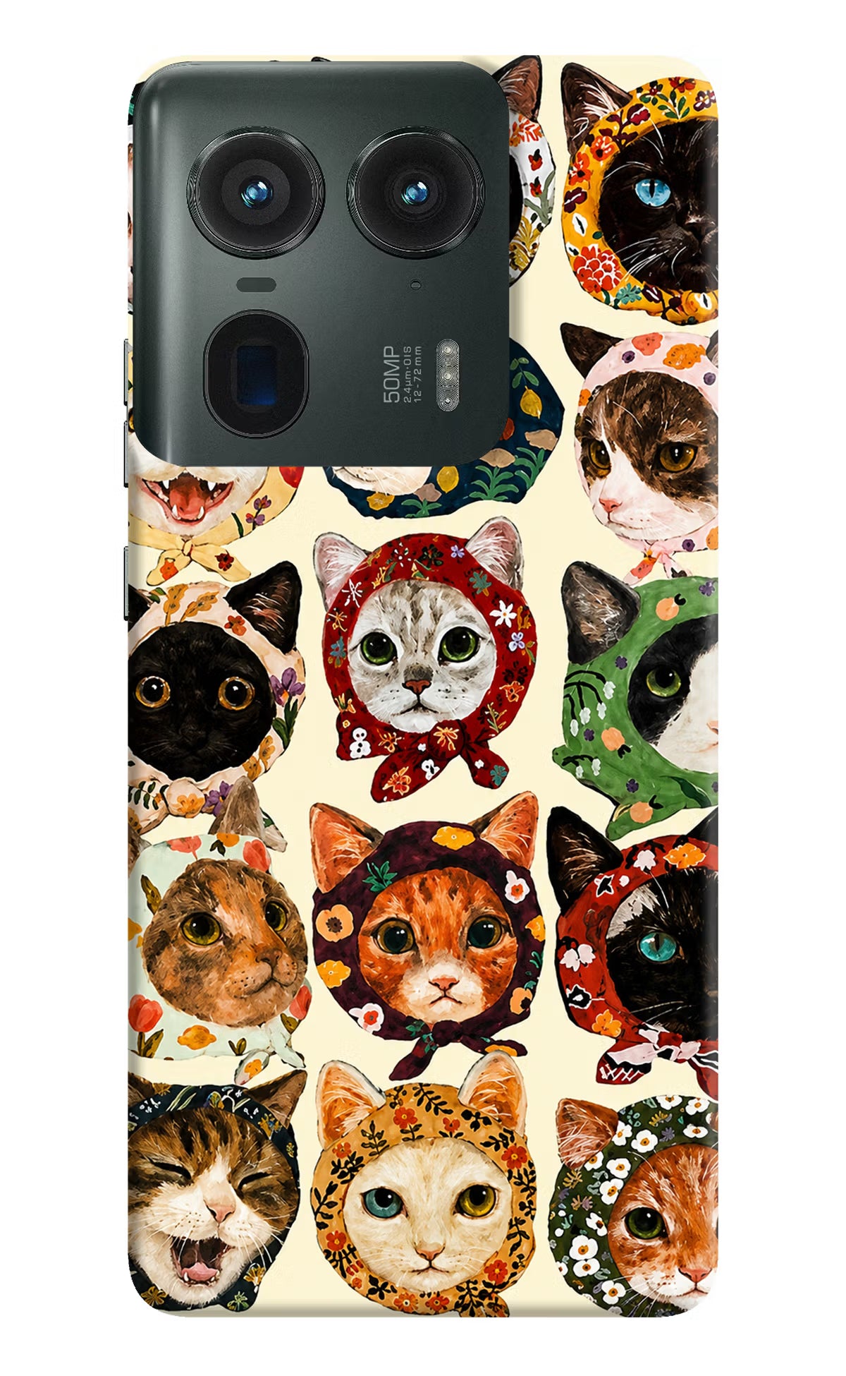 Cool Cat Moto Edge 50 Ultra 5G Back Cover