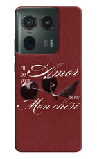 Velvet Cherry Moto Edge 50 Ultra 5G Hard Case Back Cover by Casekaro