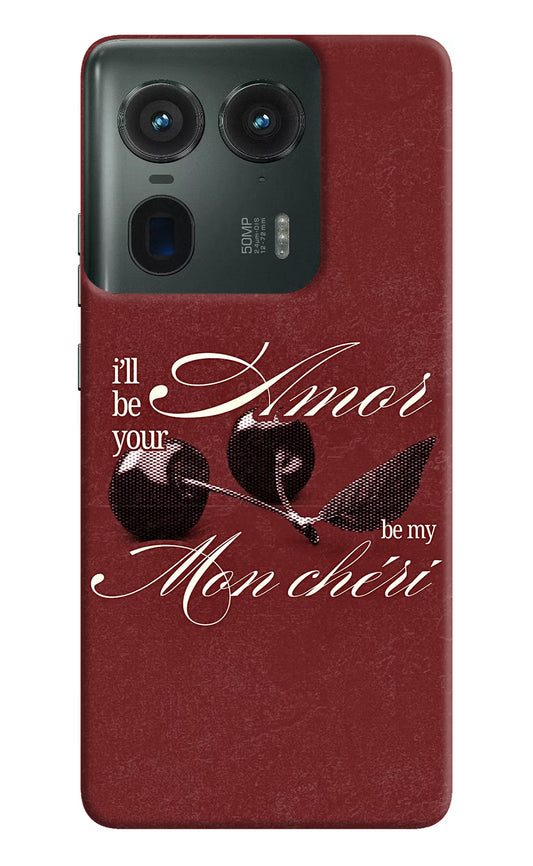 Velvet Cherry Moto Edge 50 Ultra 5G Back Cover