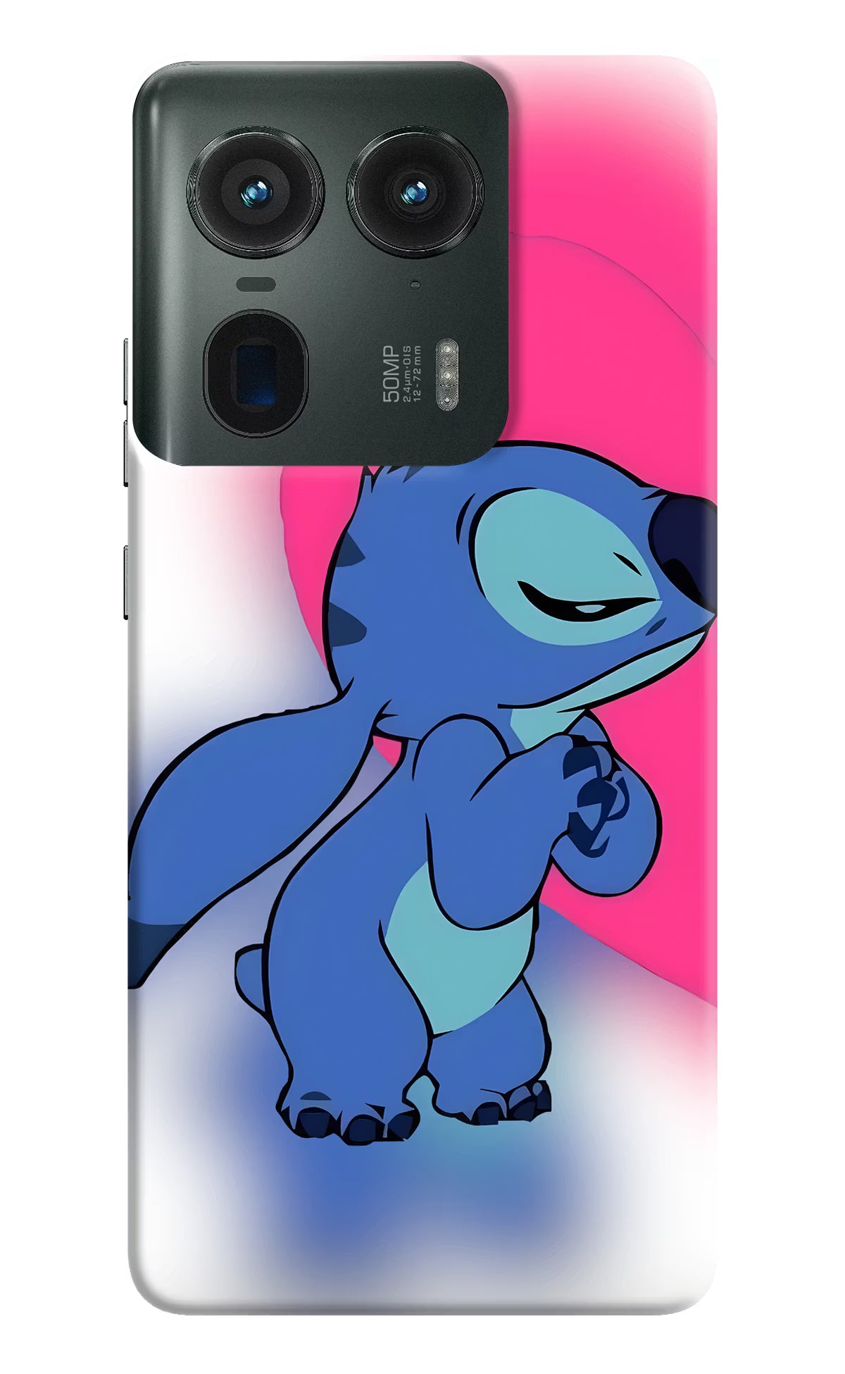Stitch Hug Moto Edge 50 Ultra 5G Back Cover