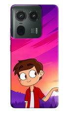 Marco Sunset Moto Edge 50 Ultra 5G Hard Case Back Cover by Casekaro