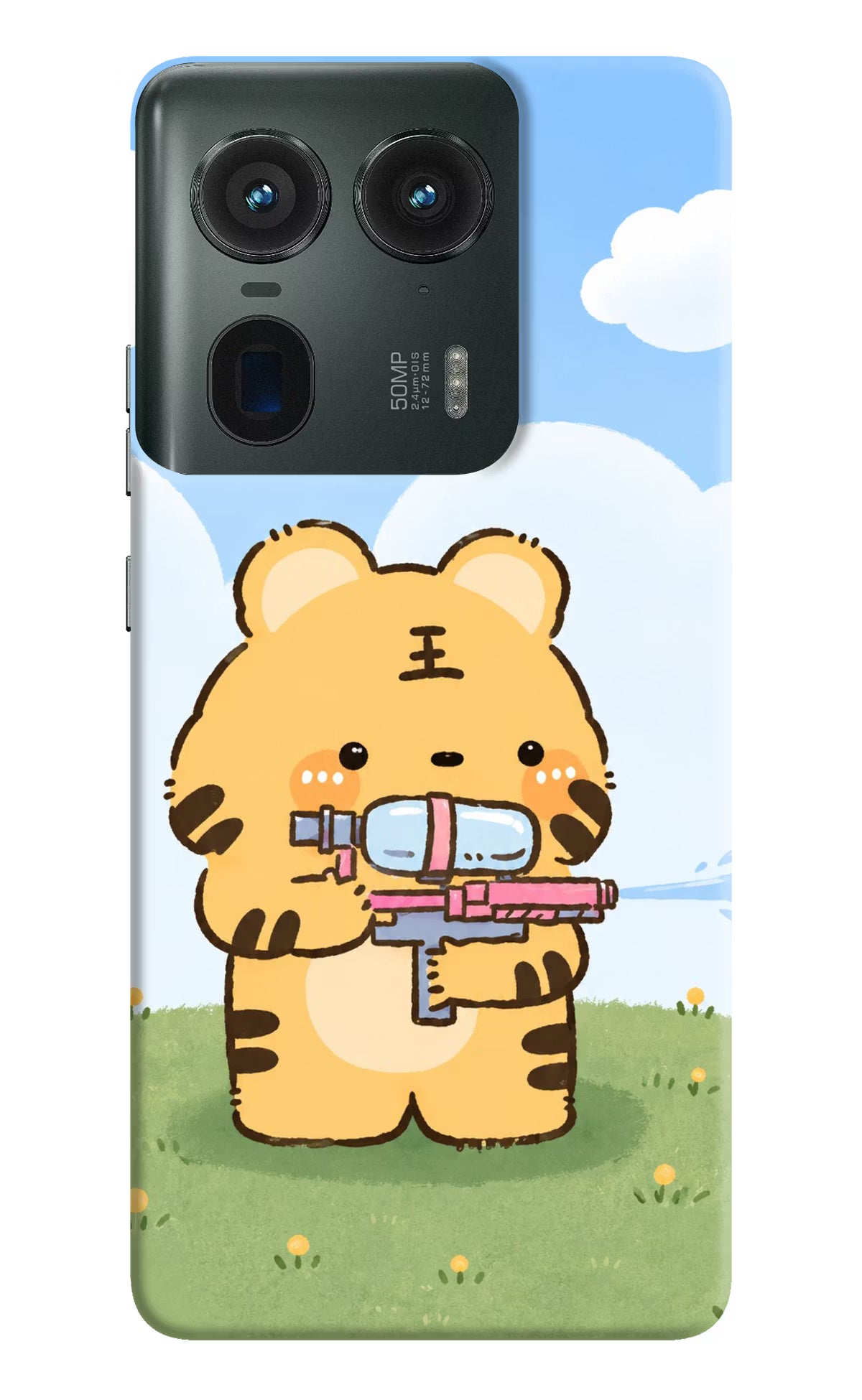 Tiger Treat Moto Edge 50 Ultra 5G Back Cover