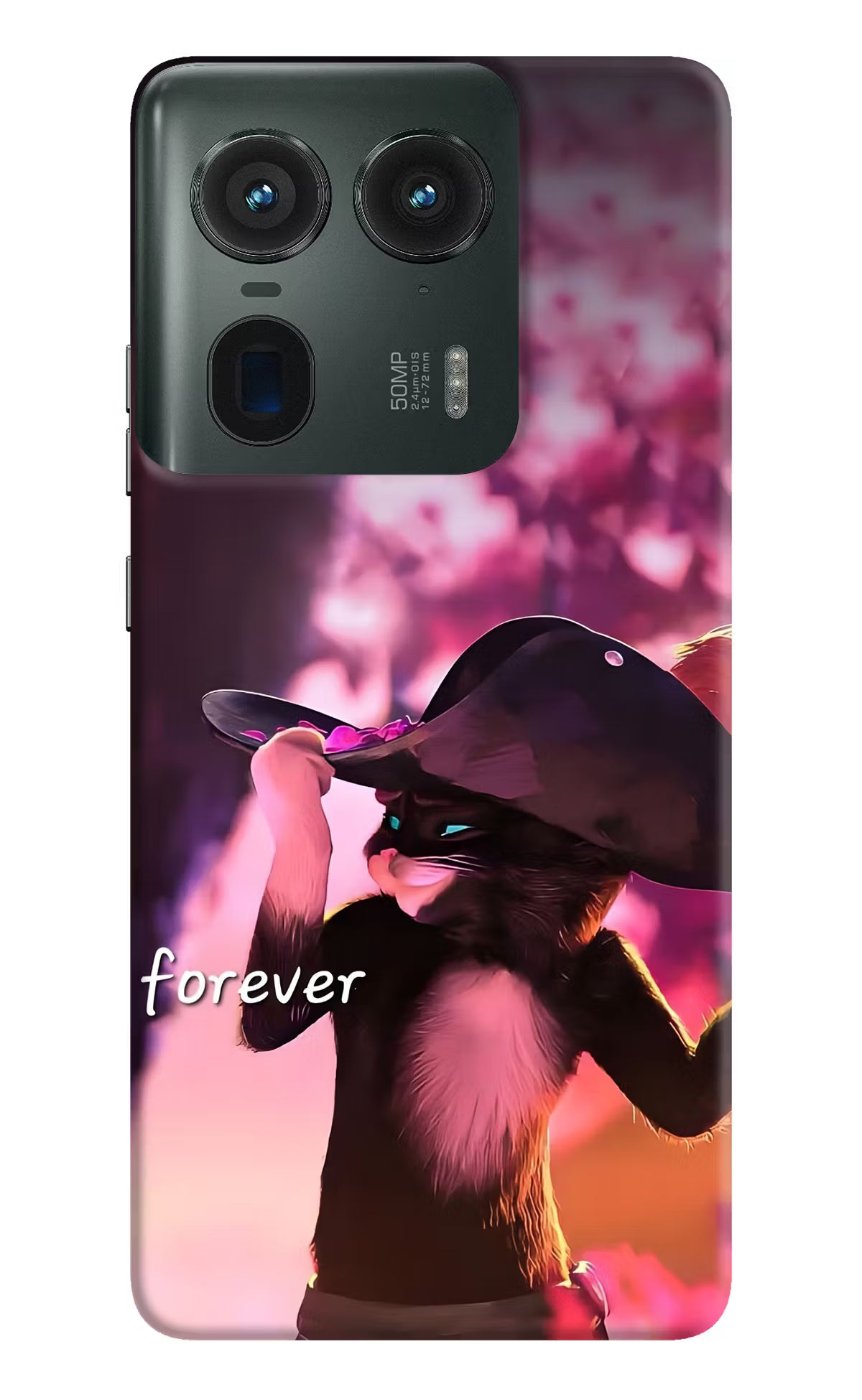 Forever Cat Moto Edge 50 Ultra 5G Back Cover
