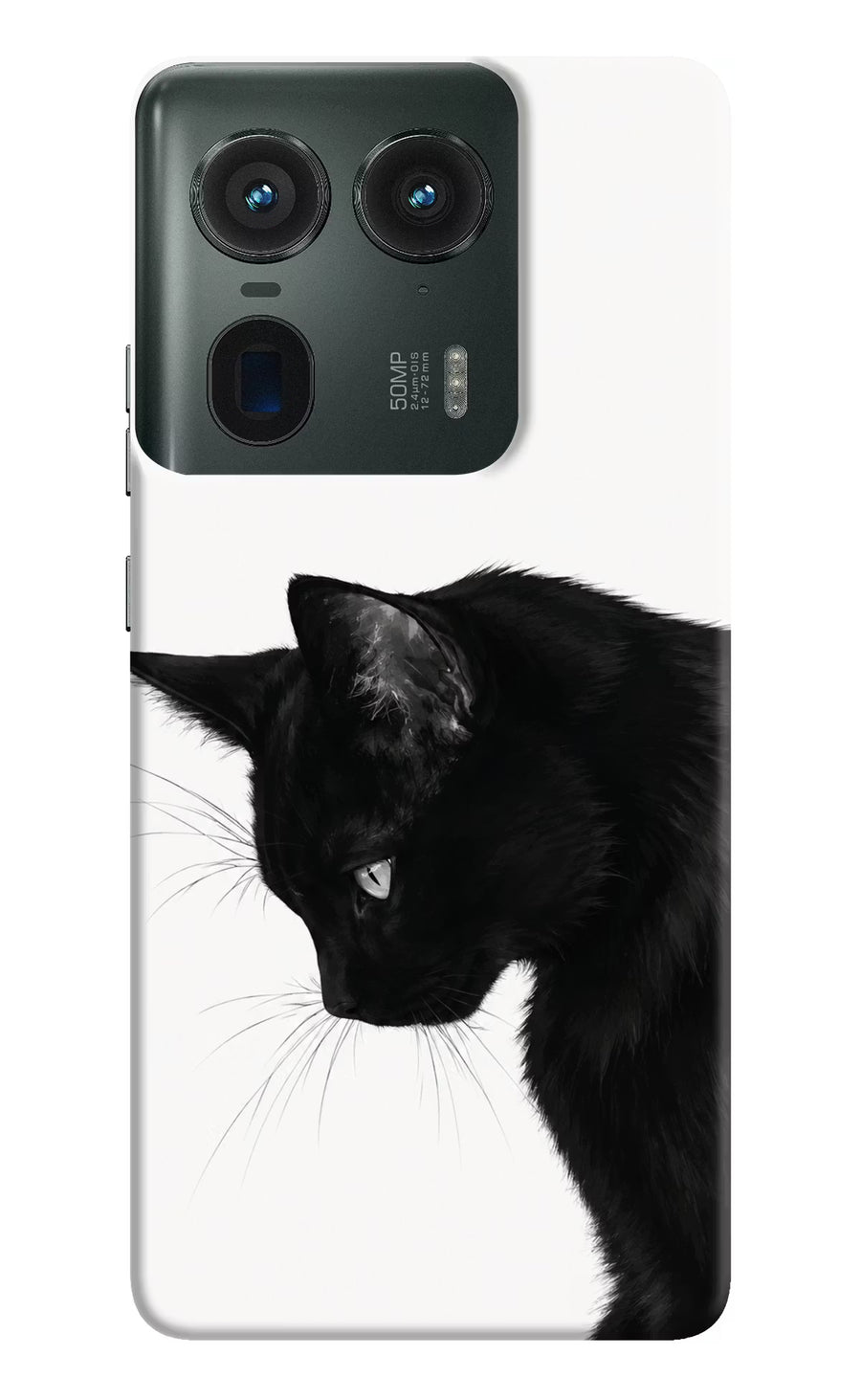 Shadow Gaze Moto Edge 50 Ultra 5G Back Cover, Hard case