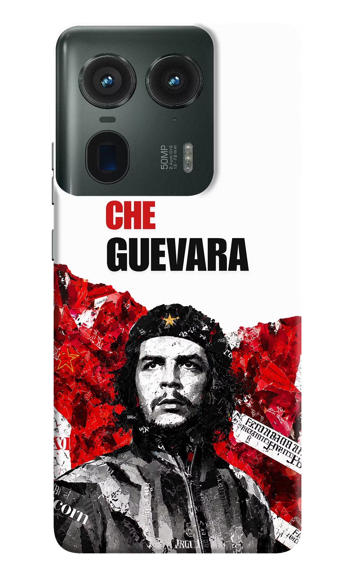 Che Guevara Revolution Moto Edge 50 Ultra 5G Back Cover