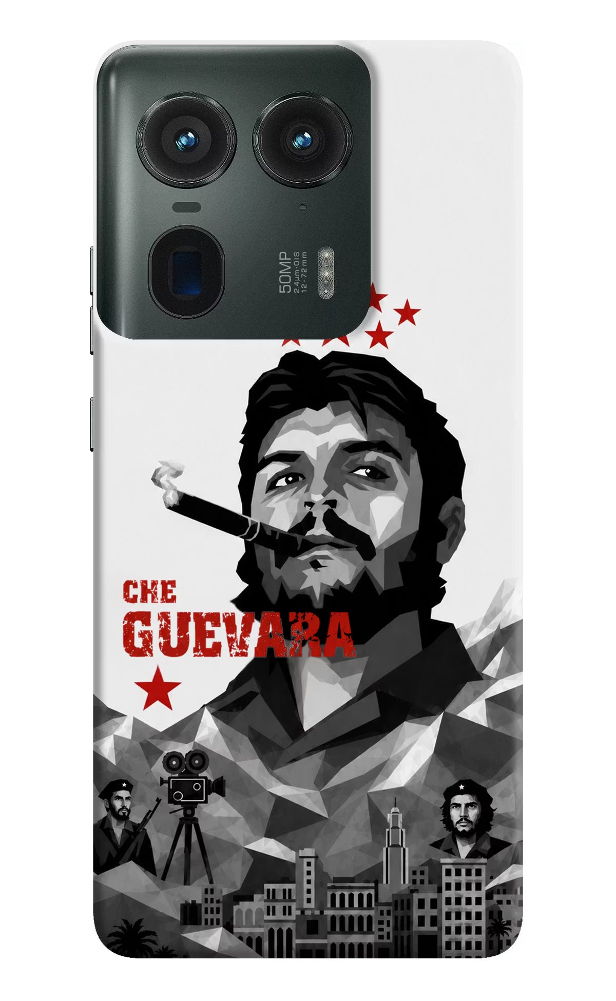 Che Guevara Iconic Moto Edge 50 Ultra 5G Back Cover