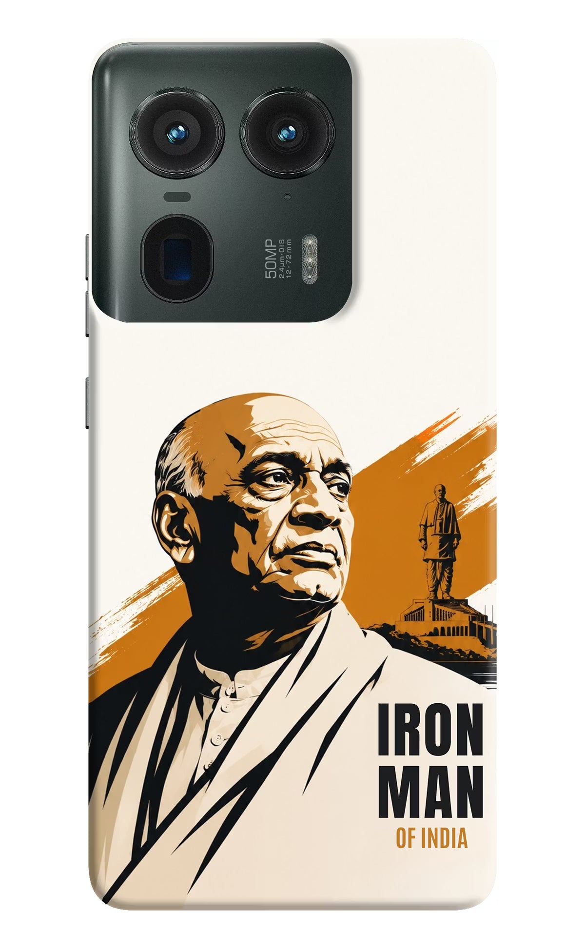 Chandrashekhar Azad Fearless Moto Edge 50 Ultra 5G Back Cover