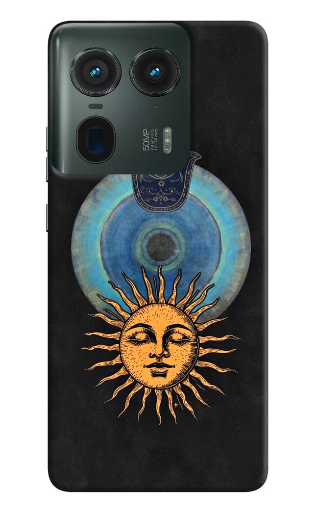 Divine Sun Moto Edge 50 Ultra 5G Hard Case Back Cover by Casekaro