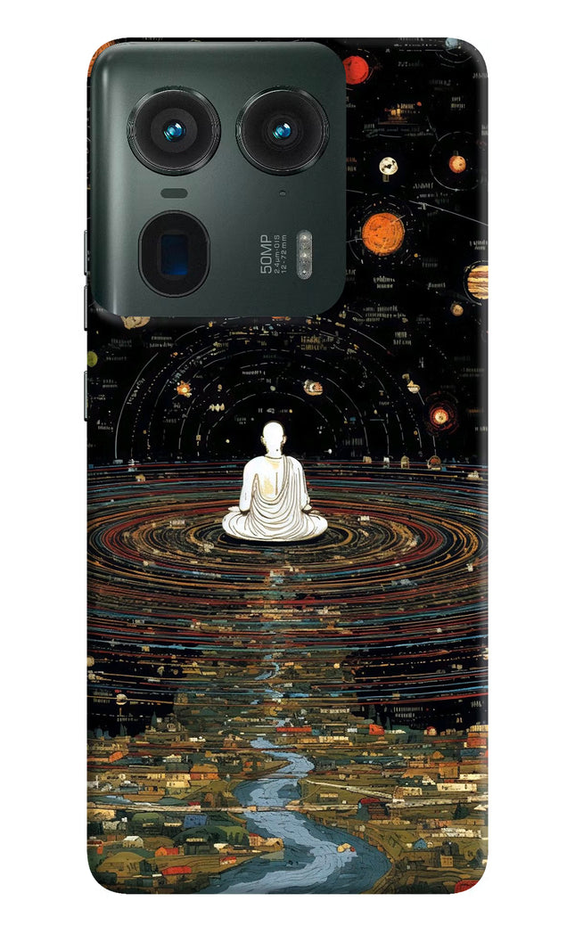 Space Monk Moto Edge 50 Ultra 5G Hard Case Back Cover by Casekaro