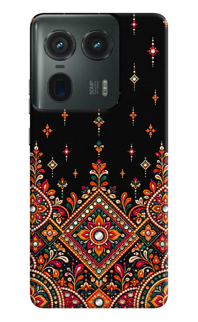 Noir Mehfil Moto Edge 50 Ultra 5G Hard Case Back Cover by Casekaro