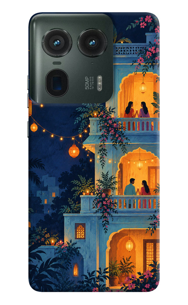 Balcony Glow Moto Edge 50 Ultra 5G Hard Case Back Cover by Casekaro