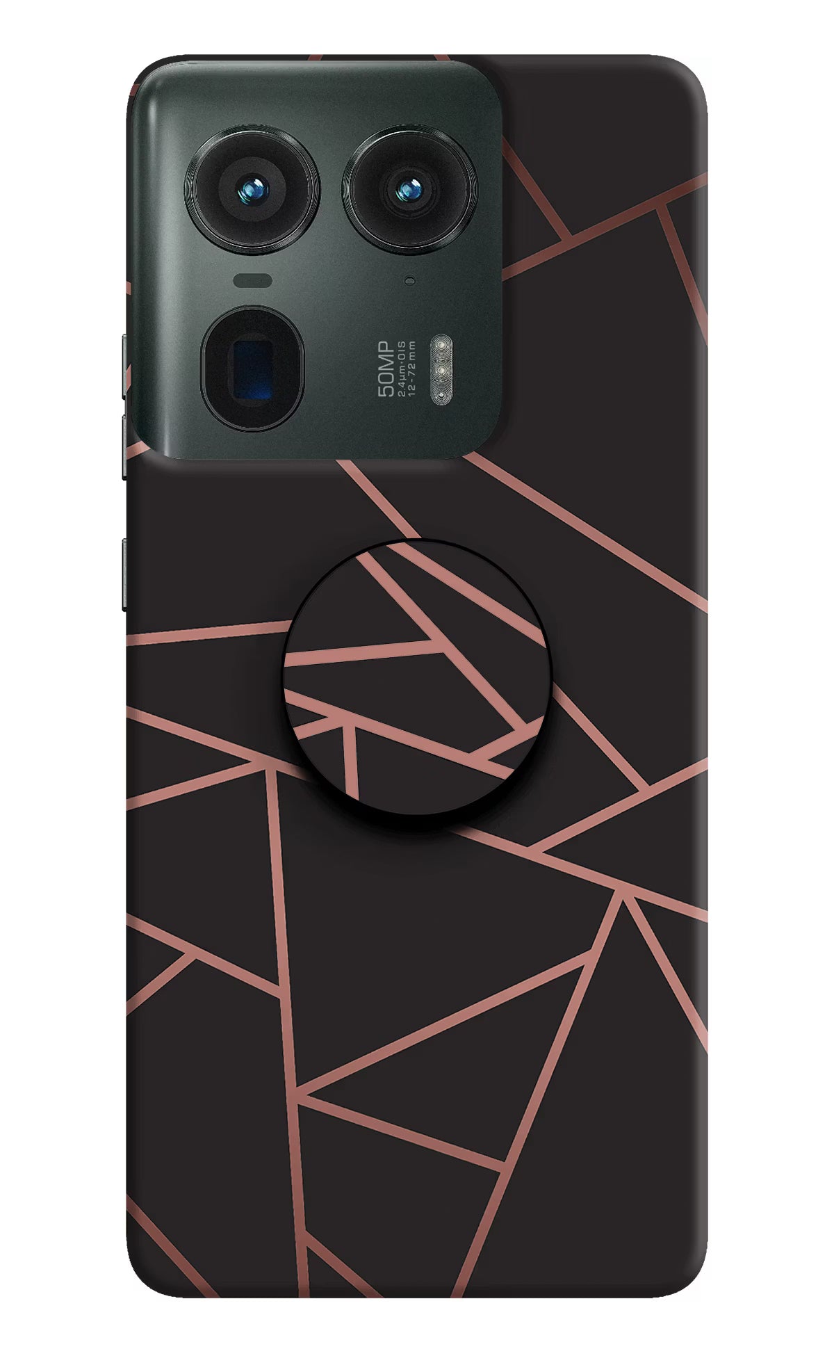 Geometric Pattern Moto Edge 50 Ultra 5G Pop Case by Casekaro