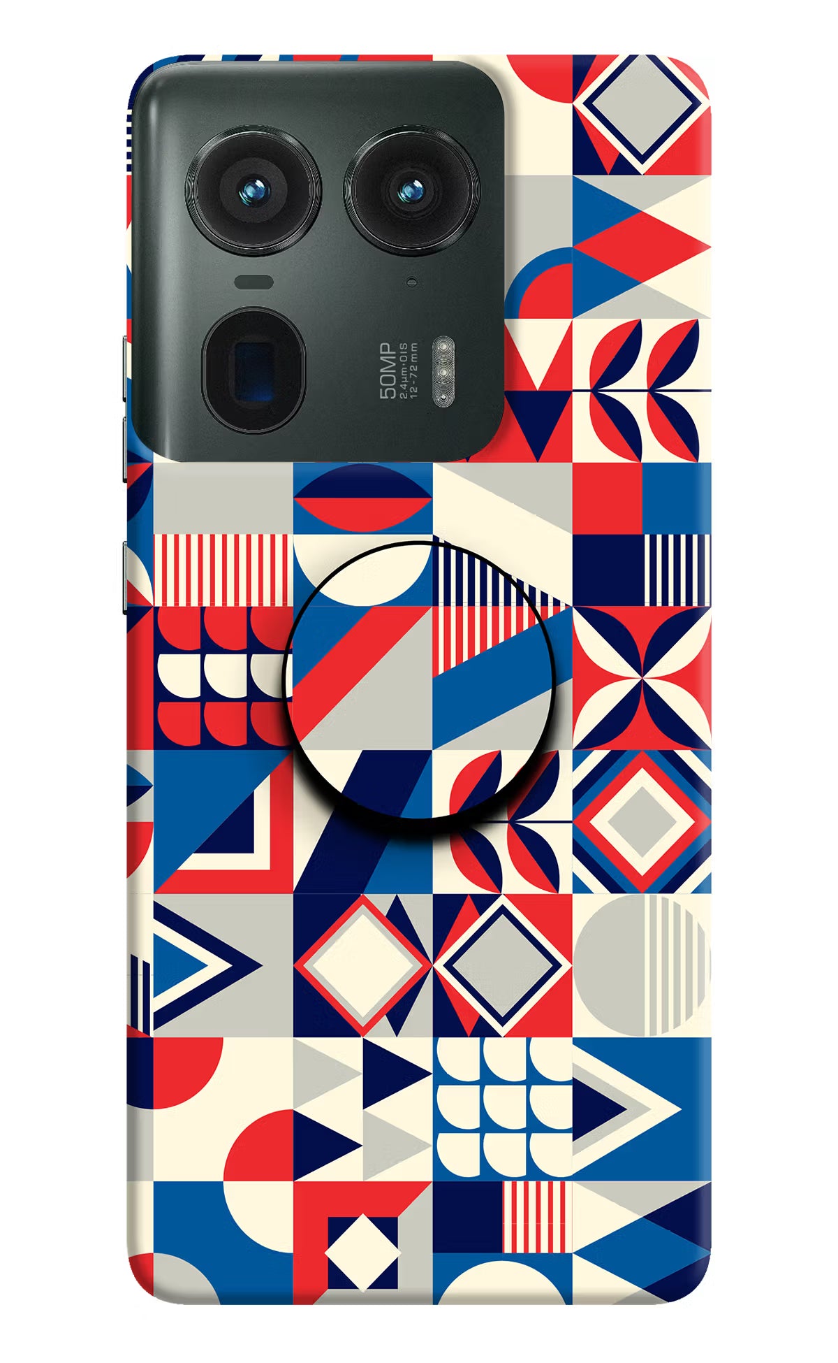 Colorful Pattern Moto Edge 50 Ultra 5G Pop Case by Casekaro