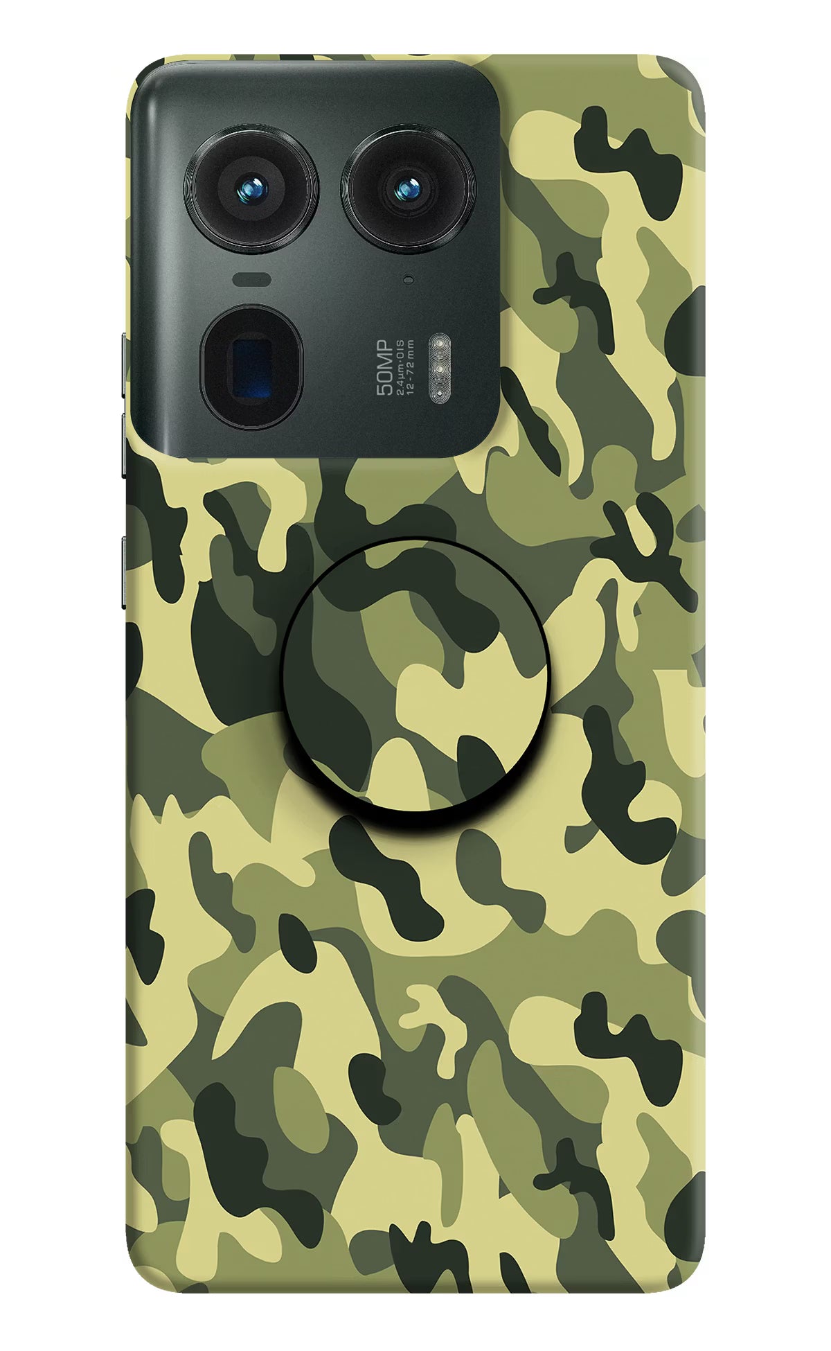 Camouflage Moto Edge 50 Ultra 5G Pop Case by Casekaro