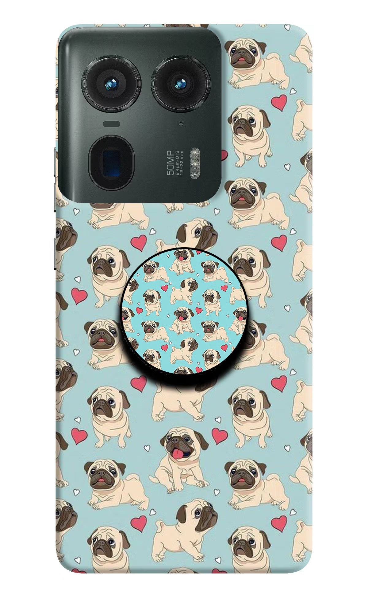 Pug Dog Moto Edge 50 Ultra 5G Pop Case by Casekaro
