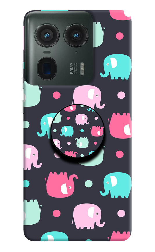 Baby Elephants Moto Edge 50 Ultra 5G Pop Case by Casekaro