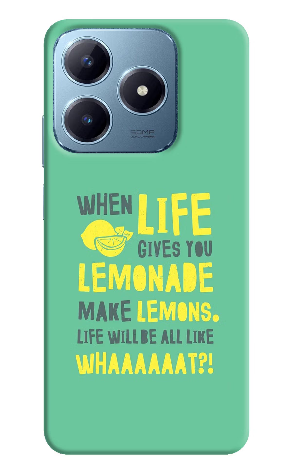 Quote Realme Narzo N63 Hard Case Back Cover by Casekaro