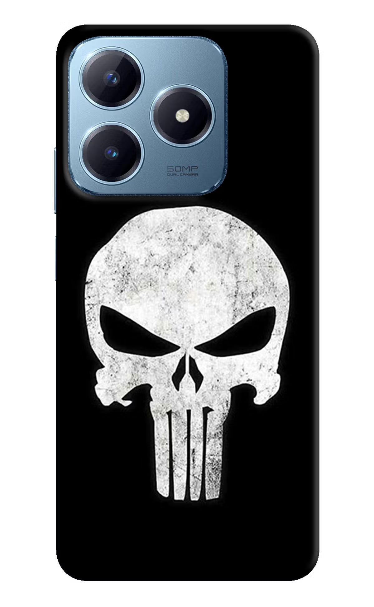 Punisher Skull Realme Narzo N63 Hard Case Back Cover by Casekaro