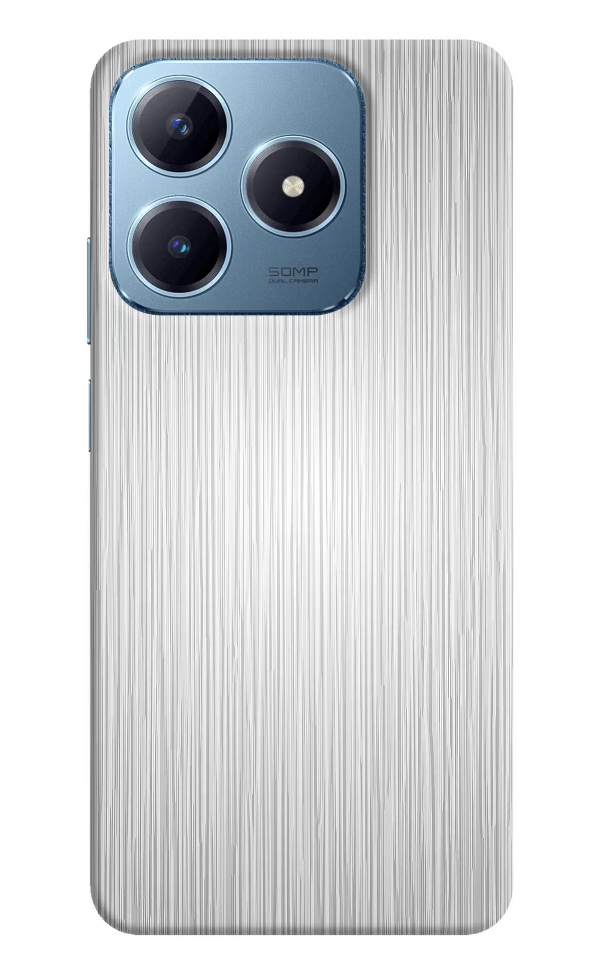 Wooden Grey Texture Realme Narzo N63 Hard Case Back Cover by Casekaro