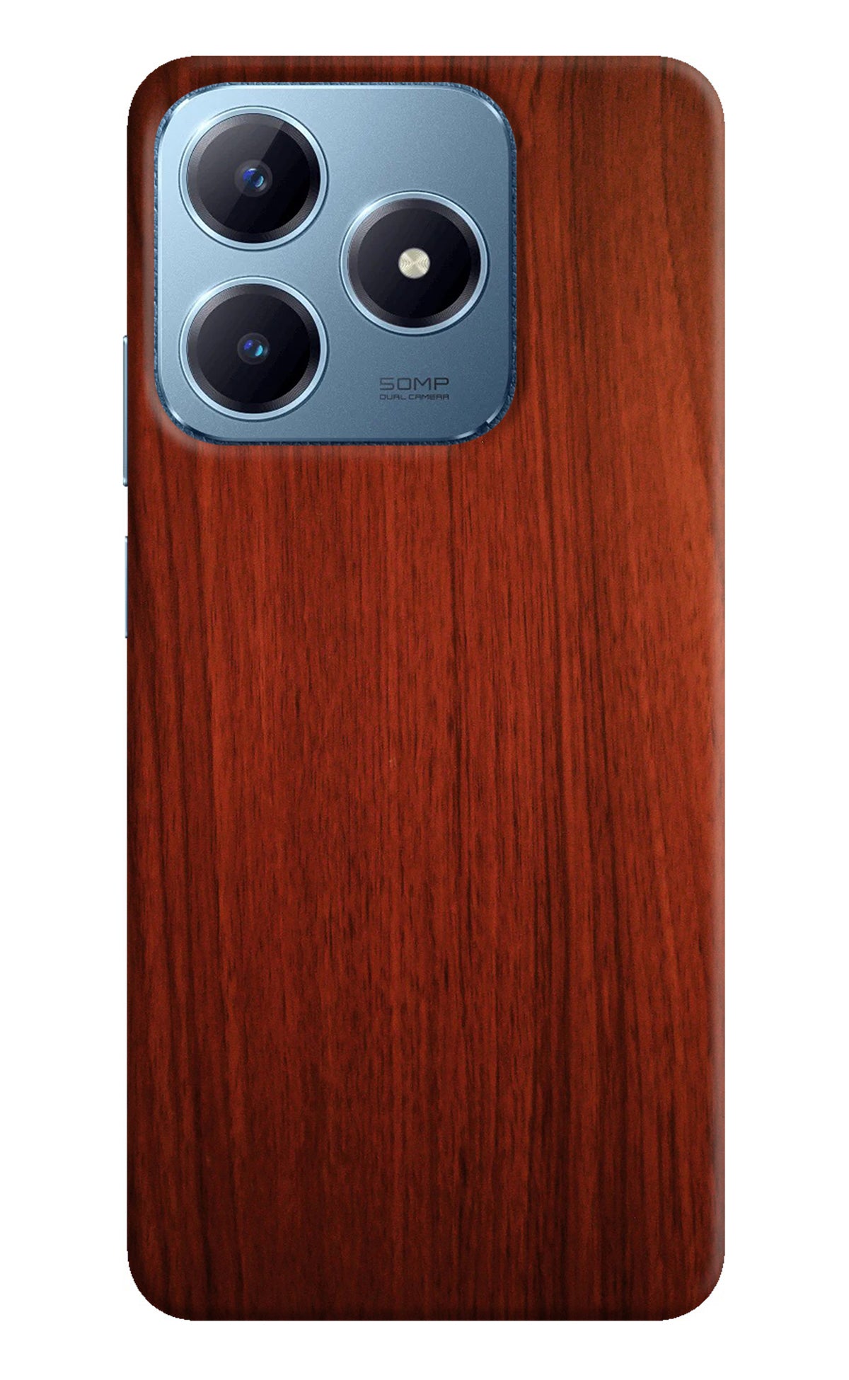 Wooden Plain Pattern Realme Narzo N63 Back Cover