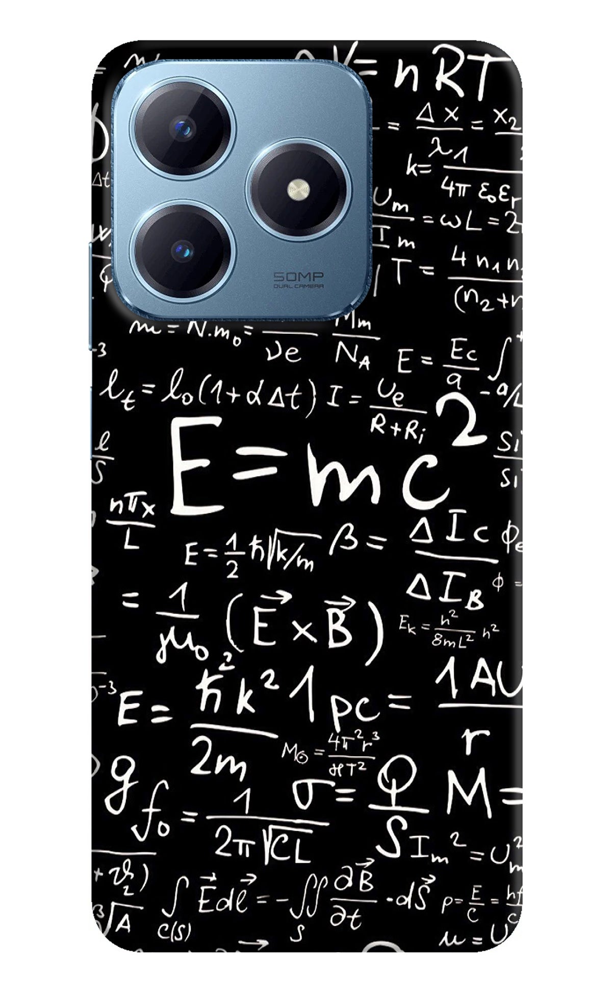 Physics Formula Realme Narzo N63 Back Cover