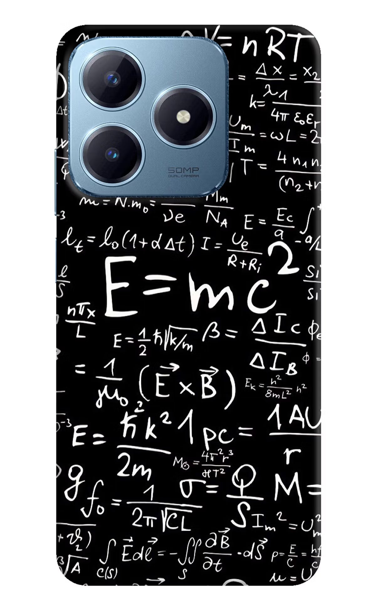 Physics Formula Realme Narzo N63 Hard Case Back Cover by Casekaro