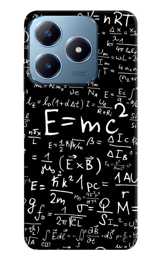 Physics Formula Realme Narzo N63 Hard Case Back Cover by Casekaro
