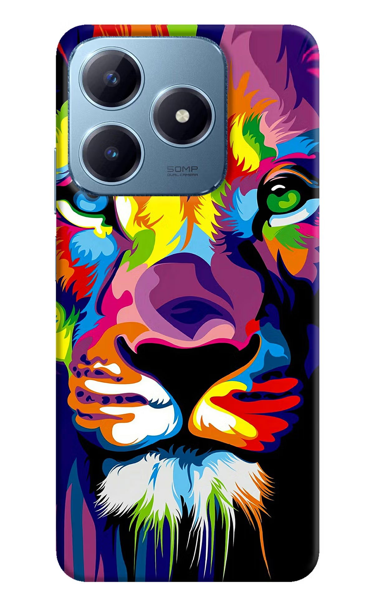 Lion Realme Narzo N63 Hard Case Back Cover by Casekaro