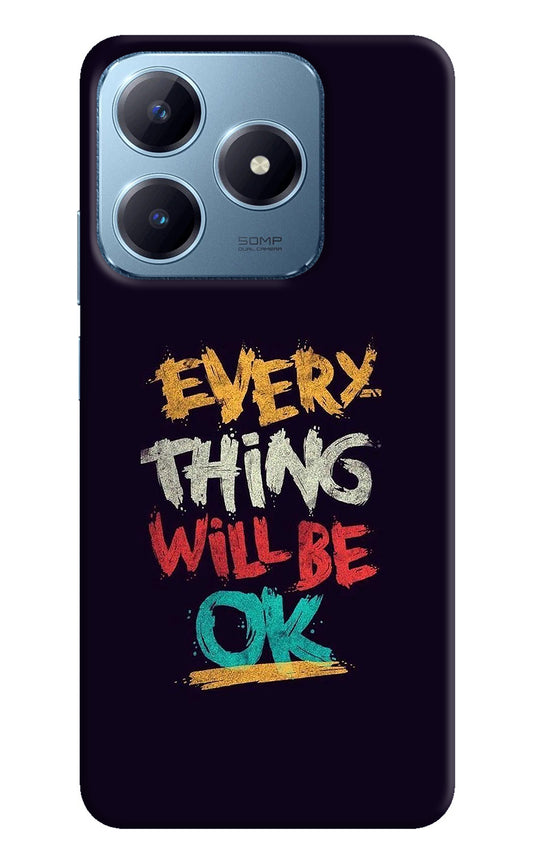 Everything Will Be Ok Realme Narzo N63 Back Cover