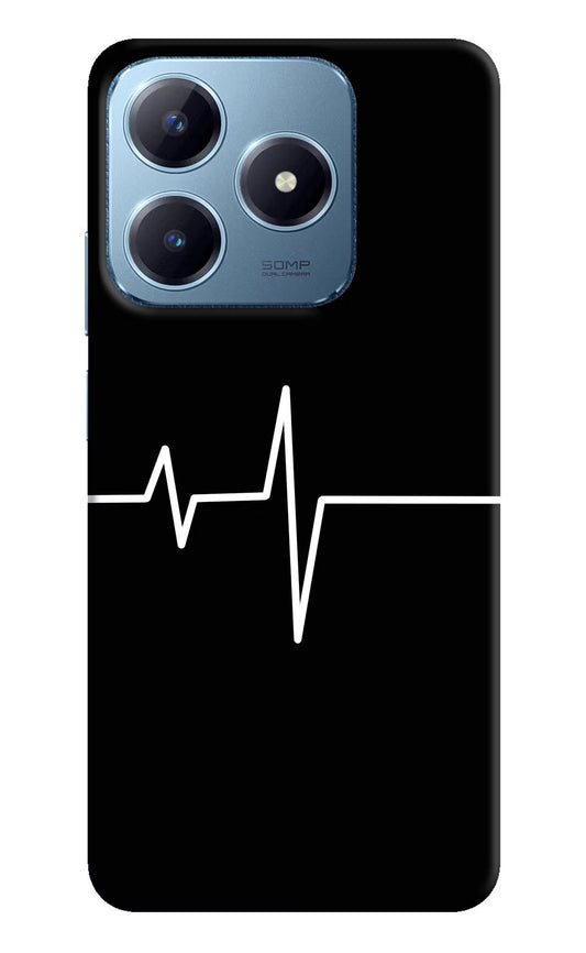 Heart Beats Realme Narzo N63 Hard Case Back Cover by Casekaro