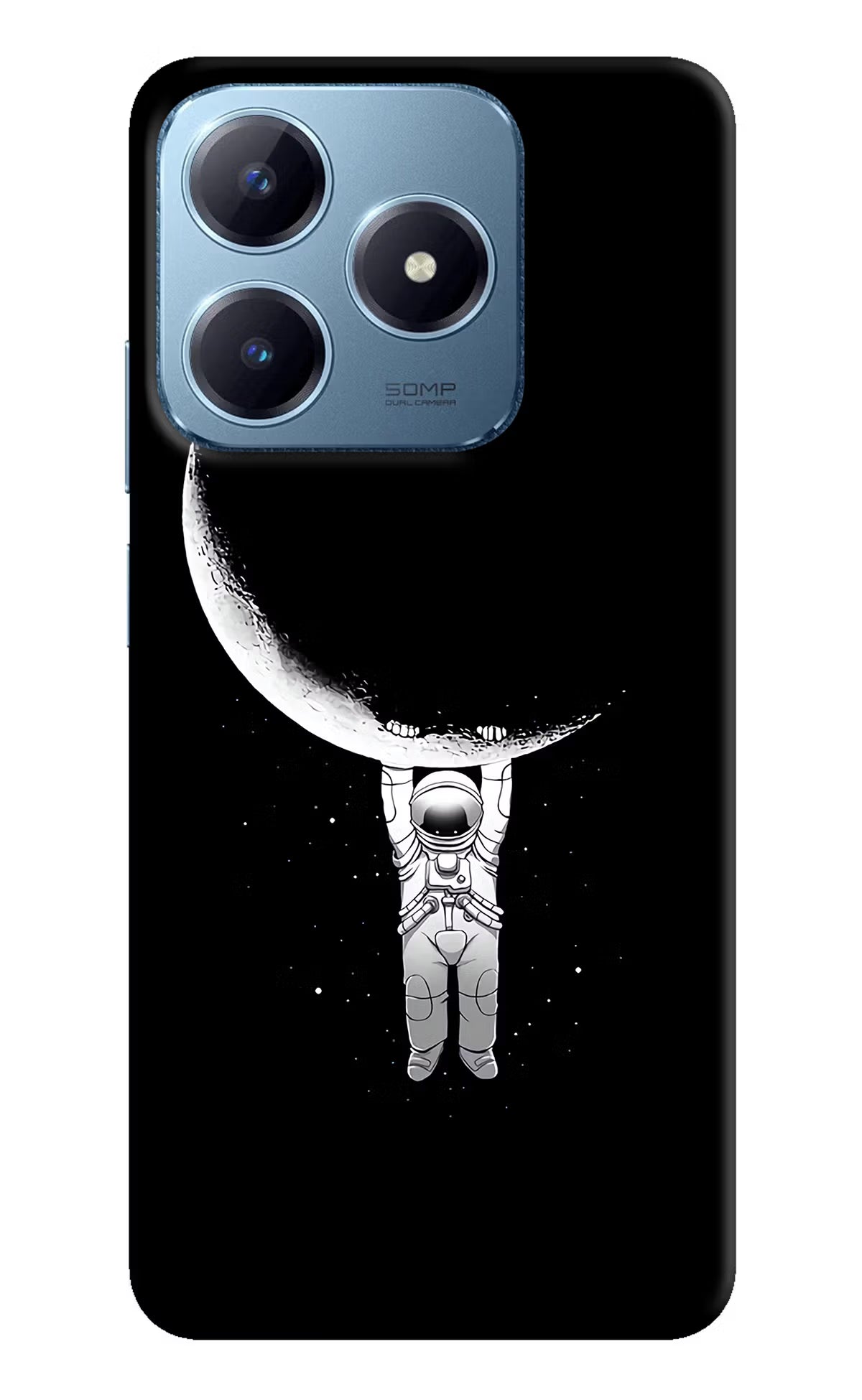 Moon Space Realme Narzo N63 Hard Case Back Cover by Casekaro