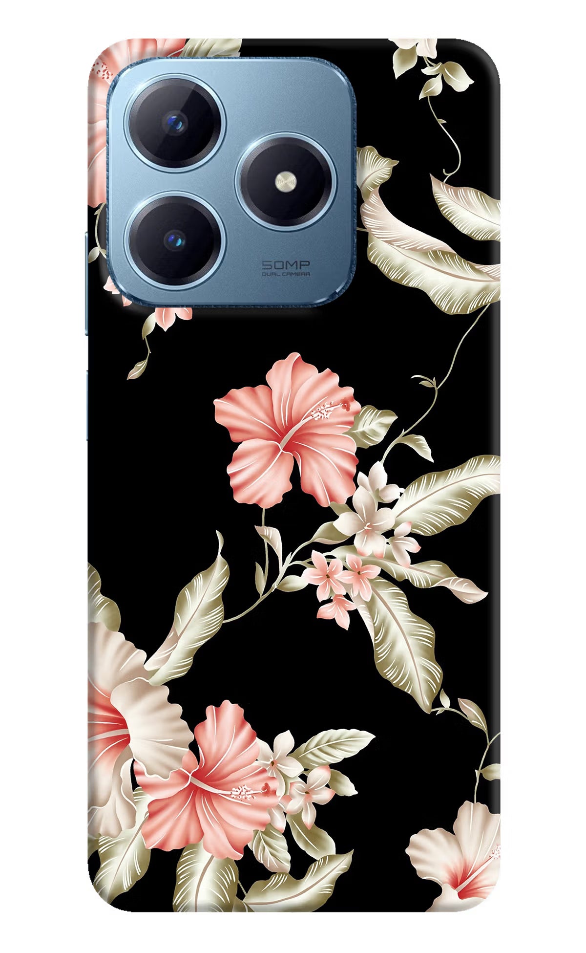 Flowers Realme Narzo N63 Hard Case Back Cover by Casekaro