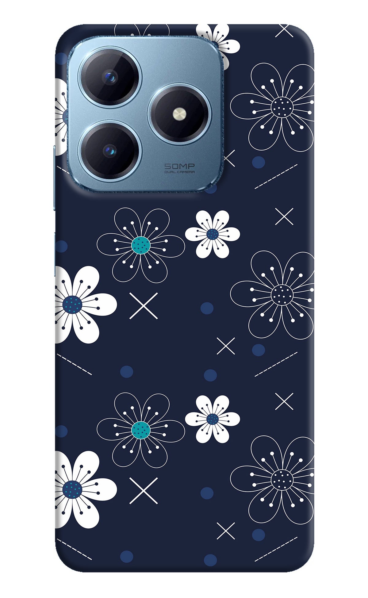 Flowers Realme Narzo N63 Back Cover